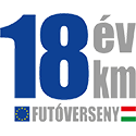 18 év - 18 km futóverseny logo