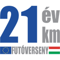 21 év - 21 km futóverseny logo